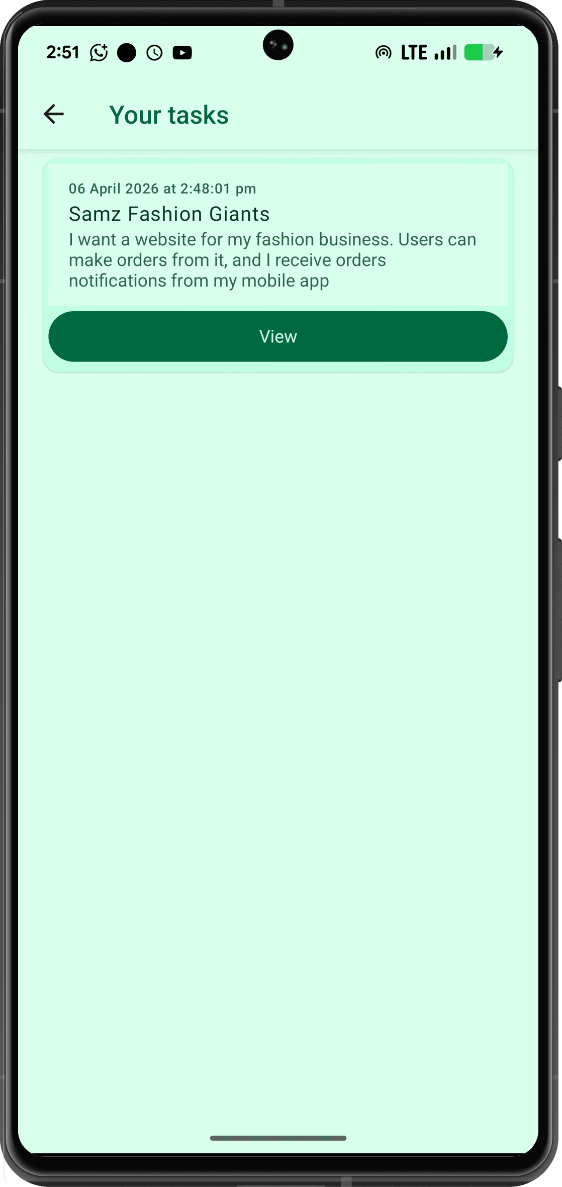 Screenshot description